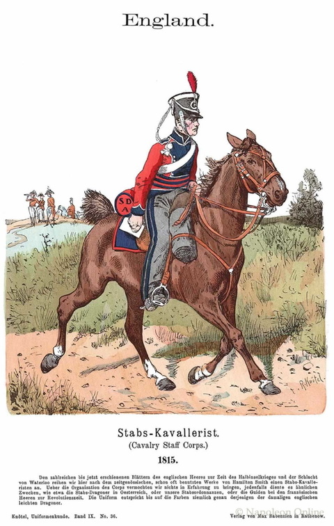 England - Stabskavallerie 1815
