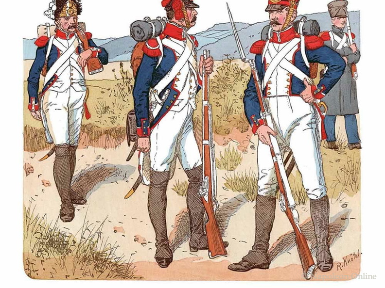 Frankreich - Linieninfanterie, Grenadiere 1806-1812