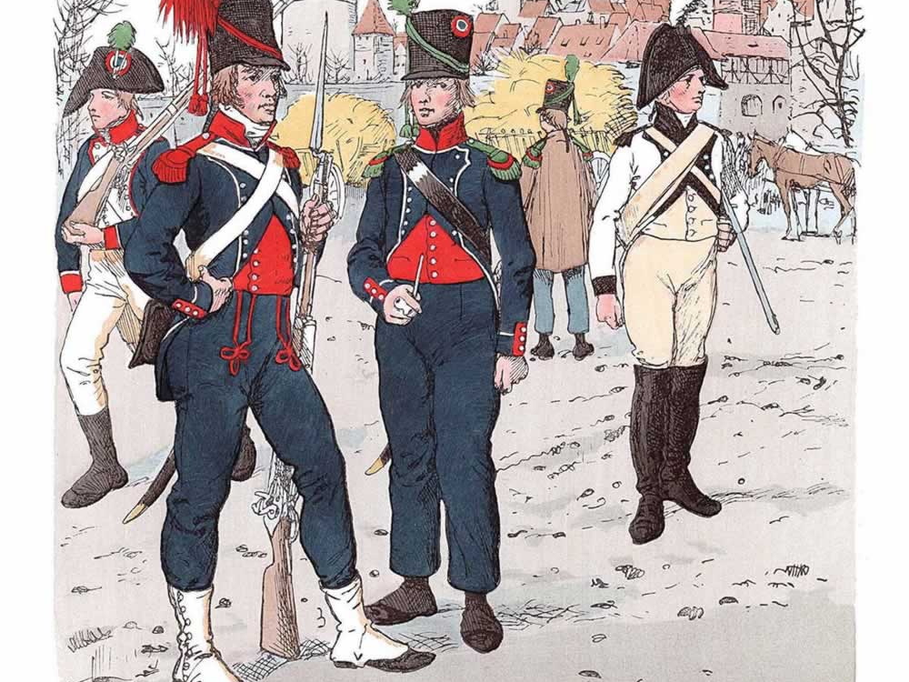 Holland - Infanterie und Dragoner 1801