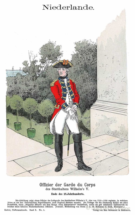 Holland - Garde du Corps bis 1795