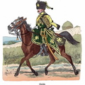 Frankreich - Guiden des Marschall Mortier 1812