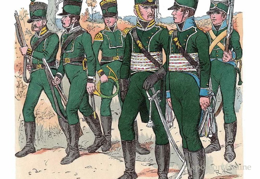 Württemberg - Leichte Infanterie und Jäger 1808