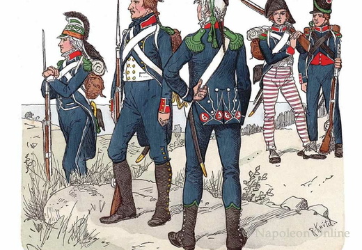 Frankreich - Leichte Infanterie, Jäger 1793-1800