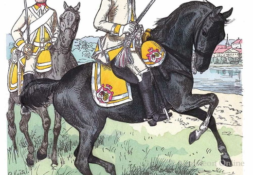 Sachsen - Kürassier-Regiment von Rex 1785