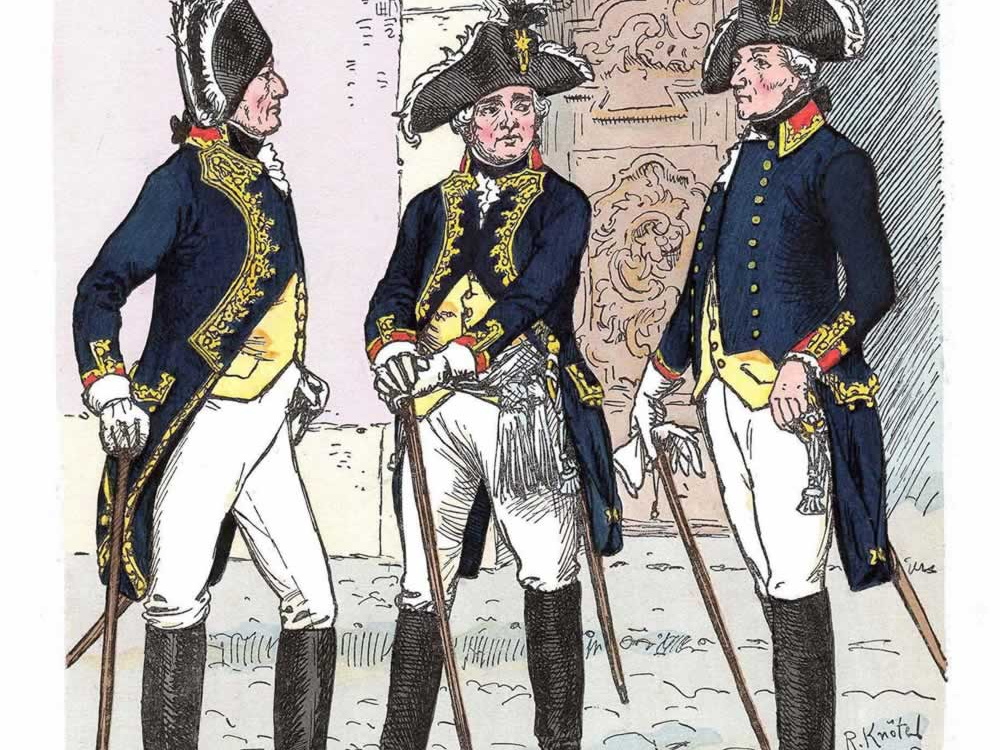 Preussen - Generäle der Kavallerie 1789