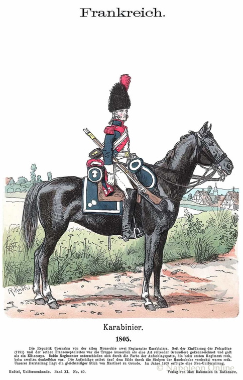 Frankreich - Karabiniers 1805
