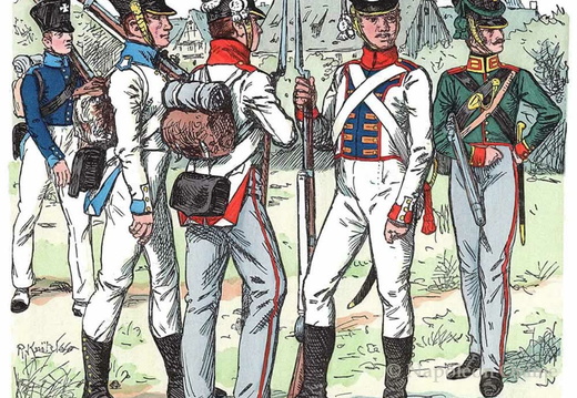 Kleve-Berg - Infanterie 1814