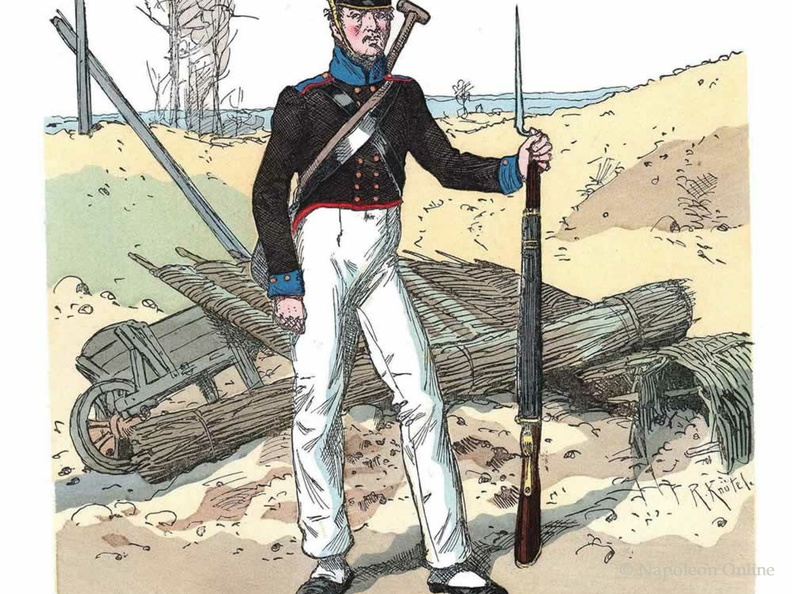 Preussen - Mansfelder Pionier-Bataillon 1814/1815