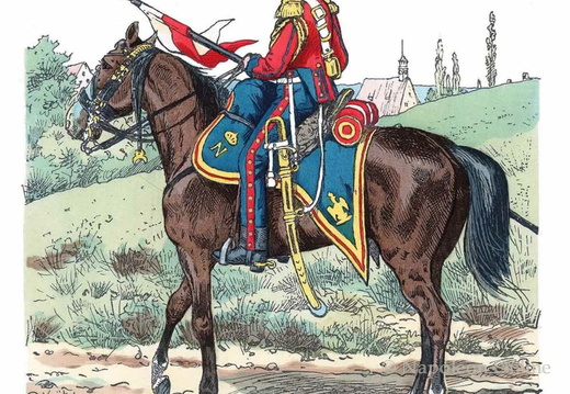 Frankreich - Gardechevaulegers-Regiment Nr. 2, 1811
