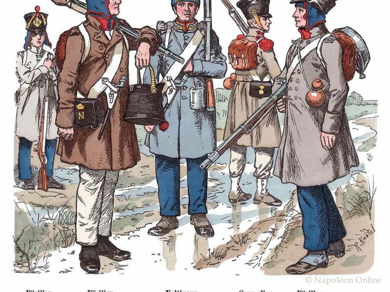 Frankreich - Linieninfanterie 1813-1814