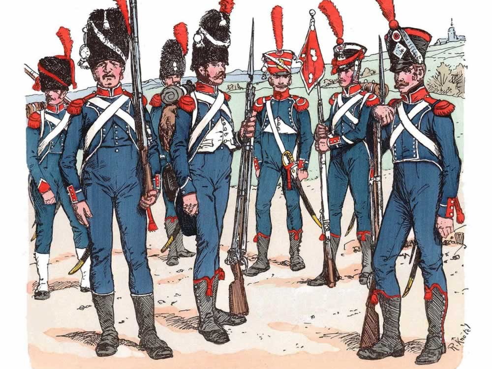 Frankreich - Leichte Infanterie, Karabiniers 1804-1813