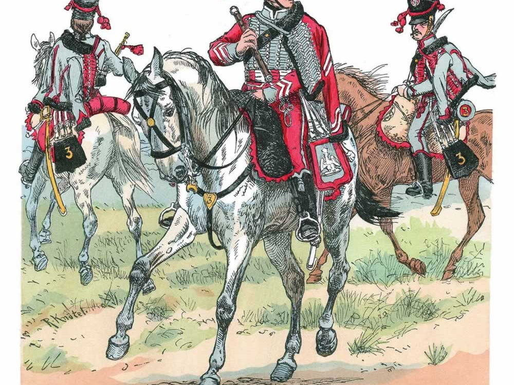 Frankreich - Husaren-Regiment Nr. 3, 1805-1812