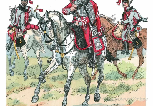 Frankreich - Husaren-Regiment Nr. 3, 1805-1812