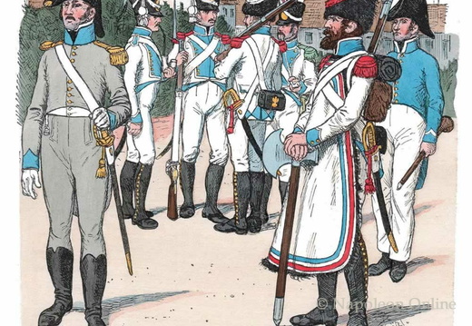 Kleve-Berg - Infanterie 1812