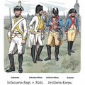 Mainz - Infanterie und Artillerie 1790