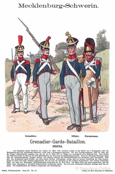 Mecklenburg - Grenadiergarde 1813/1814