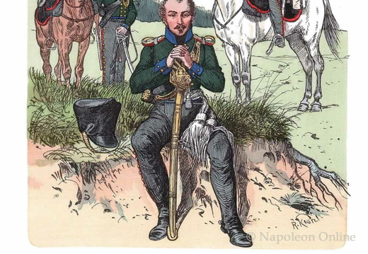Preussen - Brandenburgisches Kürassier-Regiment, Freiwillige Jäger 1813