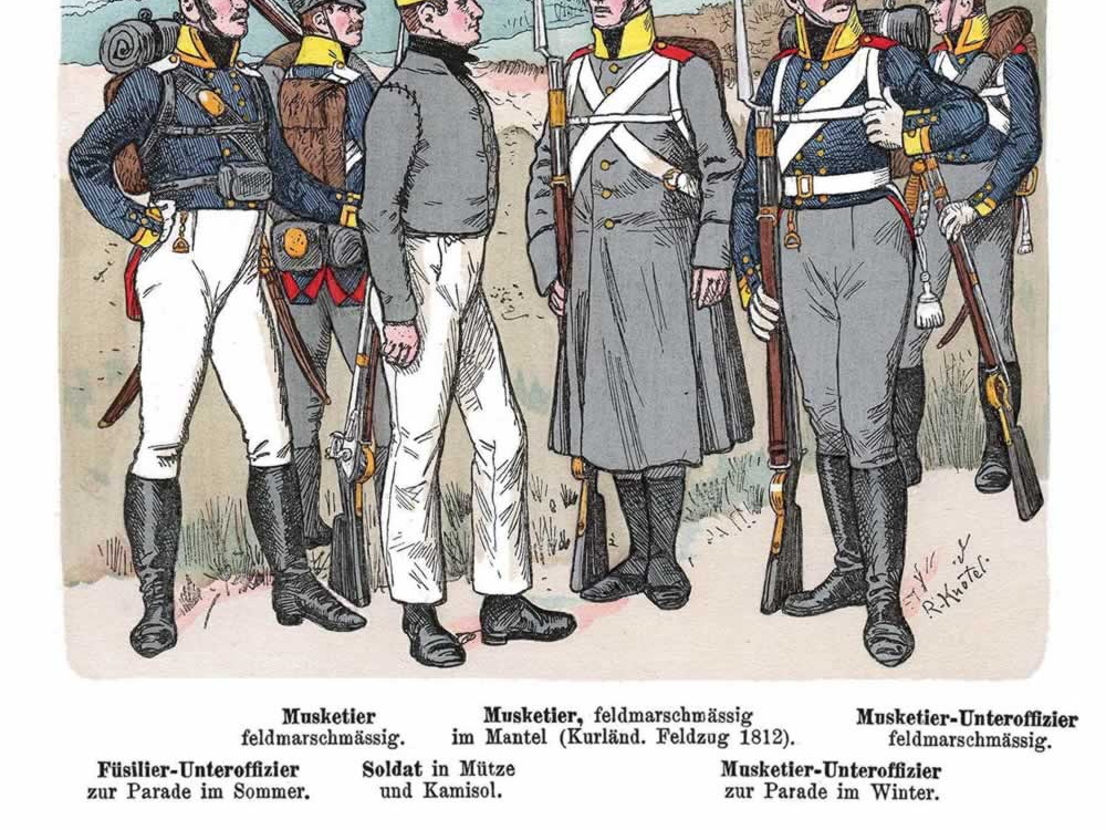 Preussen - Schlesische Infanterie-Regimenter 1812-1814