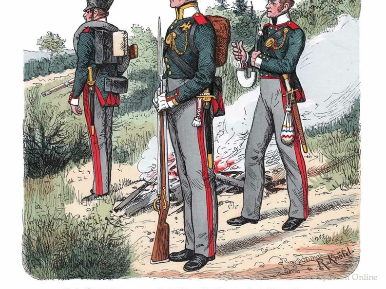Preussen - Linieninfanterie-Regiment Colberg, Freiwillige Jäger 1813-1815