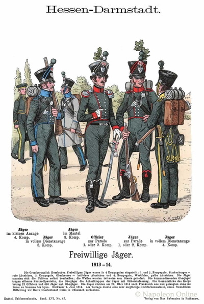 Hessen-Darmstadt - Freiwillige Jäger 1813-1814