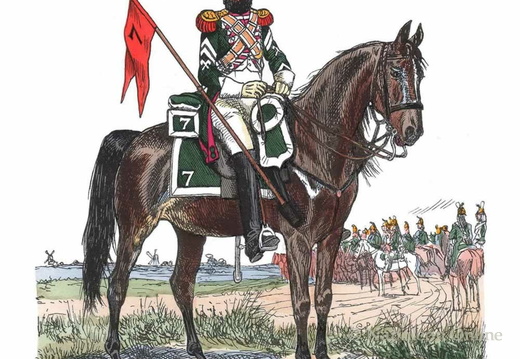 Frankreich - Dragoner-Regiment Nr. 7, 1805-1809