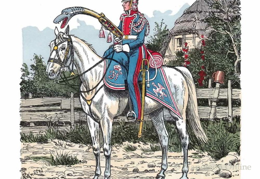 Frankreich - Gardechevaulegers-Regiment Nr. 1, Musiker 1810