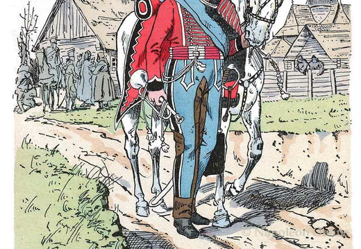 Sachsen - Husaren-Regiment, Trompeter 1812