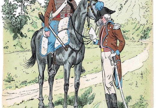 Frankreich - Husaren-Regiment Nr. 2, 1794