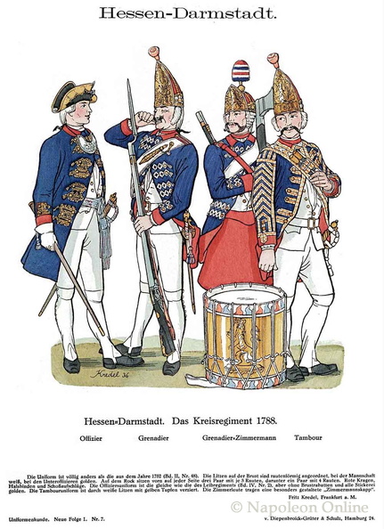 Hessen-Darmstadt - Kreisregiment 1788