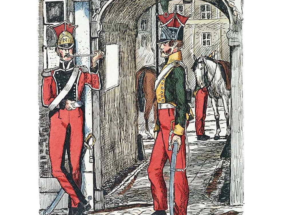 Frankreich - Chevaulegers-Regiment Nr. 9, 1812