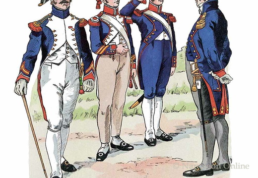 Frankreich - Gardejäger, Infanterie und Artillerie 1805-1812