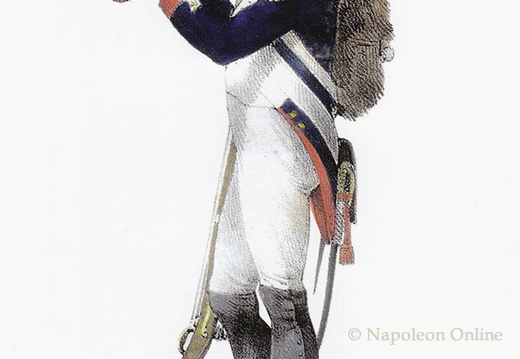 Füsilier-Grenadiere der Kaisergarde, Soldat in Großer Uniform