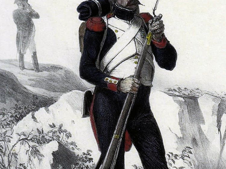 Gardegrenadiere zu Fuß, Grenadier 1815