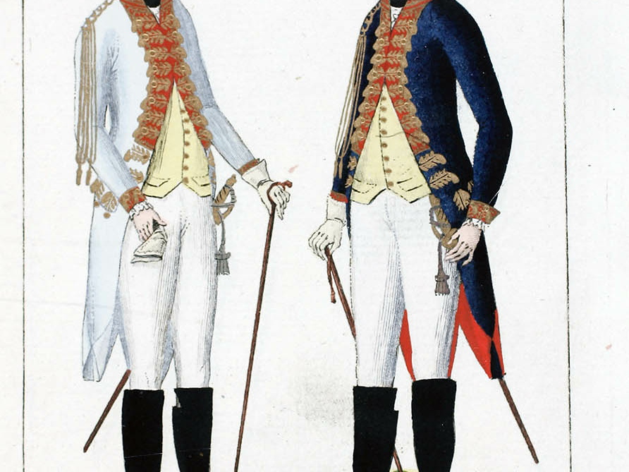 Generaladjutanten der Kavallerie und Infanterie in Gala-Uniform