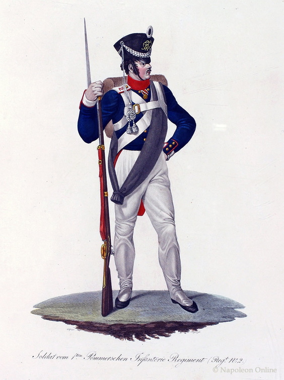 1826 Husaren.Regiment 182 Uniformtafel Gr.1/Nr.373: PREUSSEN Offiziere vom 11 