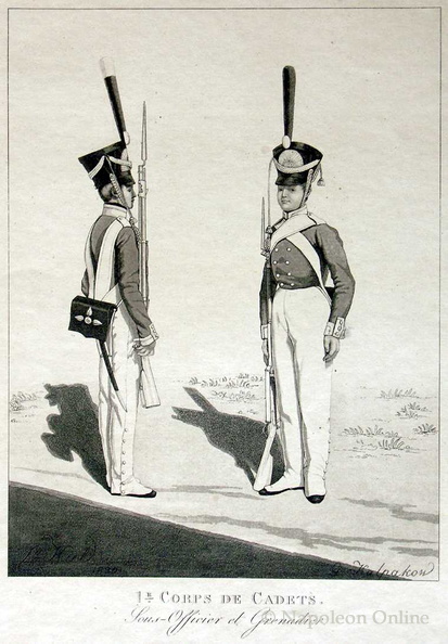 Kadettenkorps (Unteroffizier und Kadett vom 1. Kadettenkorps)