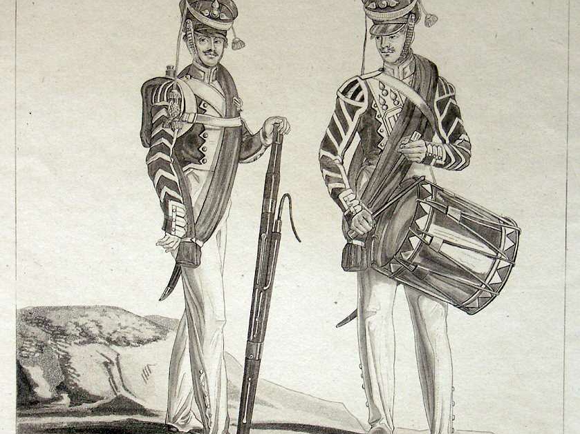 Linieninfanterie, Grenadiere (Trommler und Musiker)