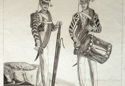 Linieninfanterie, Grenadiere (Trommler und Musiker)