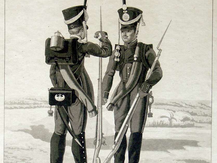 Jäger zu Fuß, Karabiniers (Unteroffizier und Mannschaftstyp)
