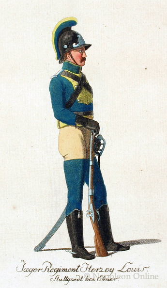 Jäger zu Pferd, Regiment Herzog Louis