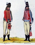 Husaren-Regiment Nr. 2 Göcking - Offizier und Husar