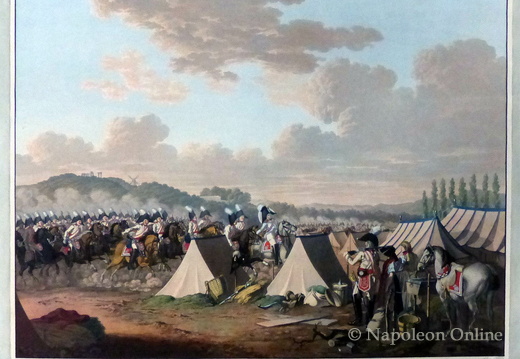 Einrücken der preußischen Garde du Corps ins Lager bei Potsdam 1803 (Carl Wilhelm Kolbe)