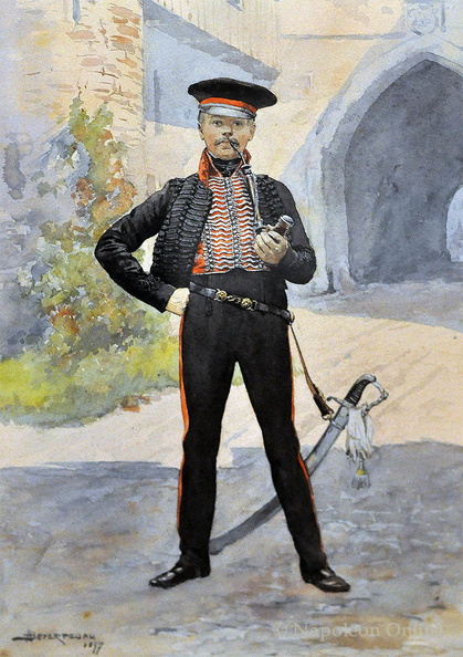 Leichtes Bataillon Nr. 3 - Offizier in kleiner Uniform 1815