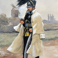 Husaren - Soldat im Mantel 1809