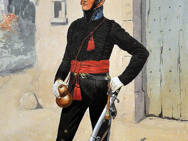 Jäger - Offizier in Spanien 1810-1814