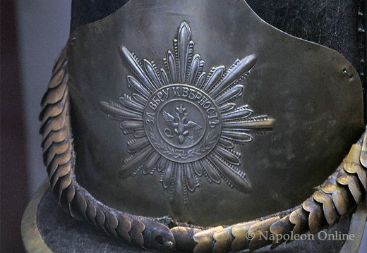 Kürassiere - Mannschaftshelm der Garde du Corps ab 1808 (Emblem)