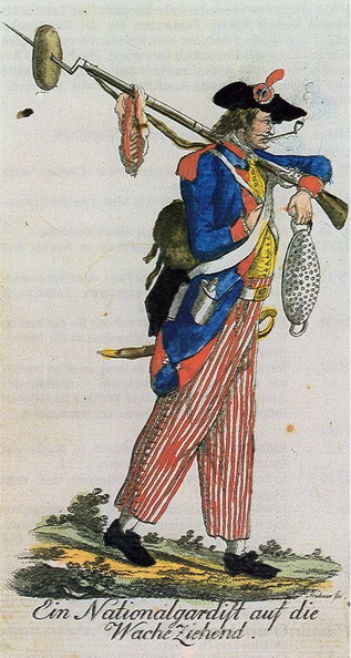 Nationalgardist 1793 in Deutschland