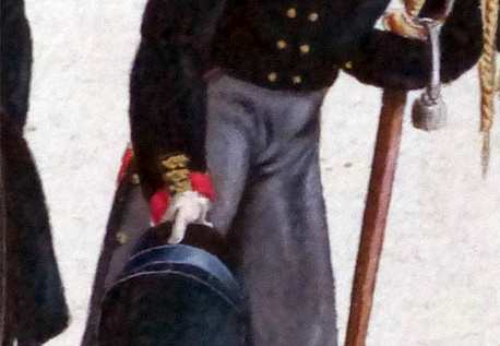 Russland - Kompanieoffizier vom Leib-Garde-Regiment Semjonow 1813
