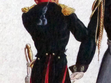 Russland - Kompanieoffizier vom Leib-Garde-Regiment Preobraschenski 1813