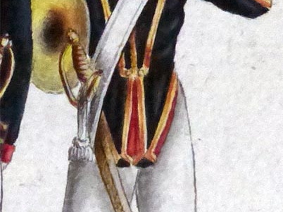 Russland - Hoboist vom Leib-Garde-Regiment Semjonow 1813